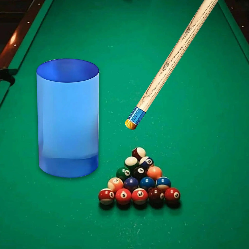 Acrylic Pool Cue Ferrule Unfinished Snooker Repair Blank 2pk Cue Ferrule Blank PLUSH