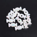 10pcs AB Color Candy Shape Acrylic Spacer Beads – DIY Jewelry Acrylic Spacer Beads PLUSH white