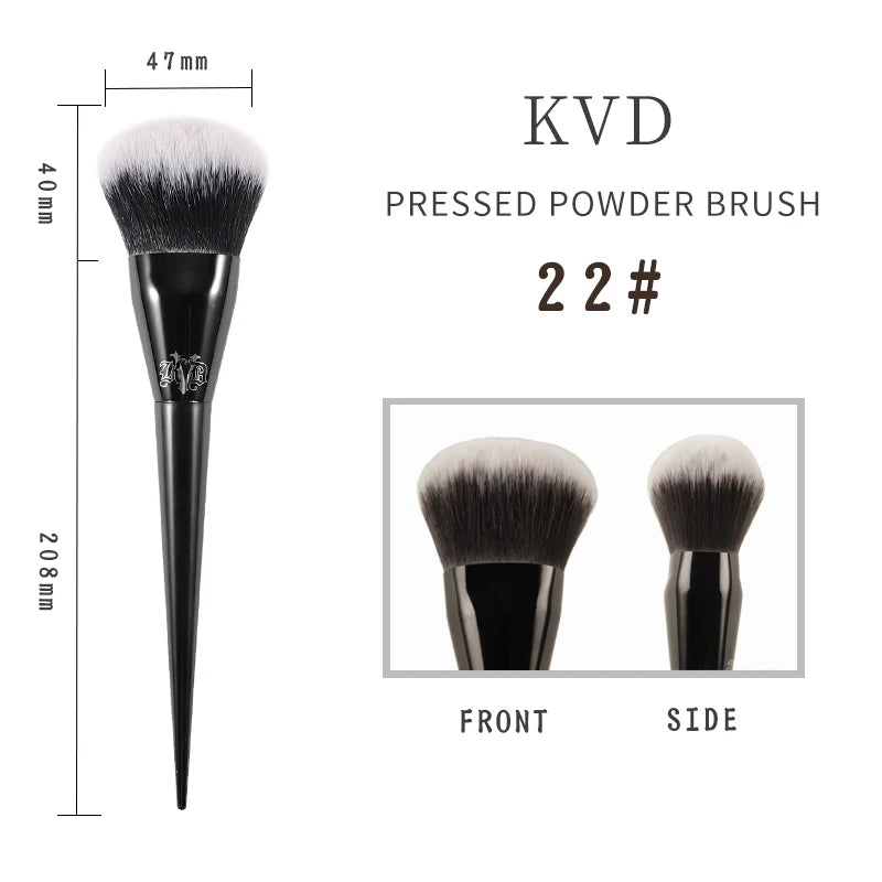 Kat Von D KVD Makeup Brush – Foundation, Blush & Eyeshadow Makeup Brush PLUSH 22 China Mainland