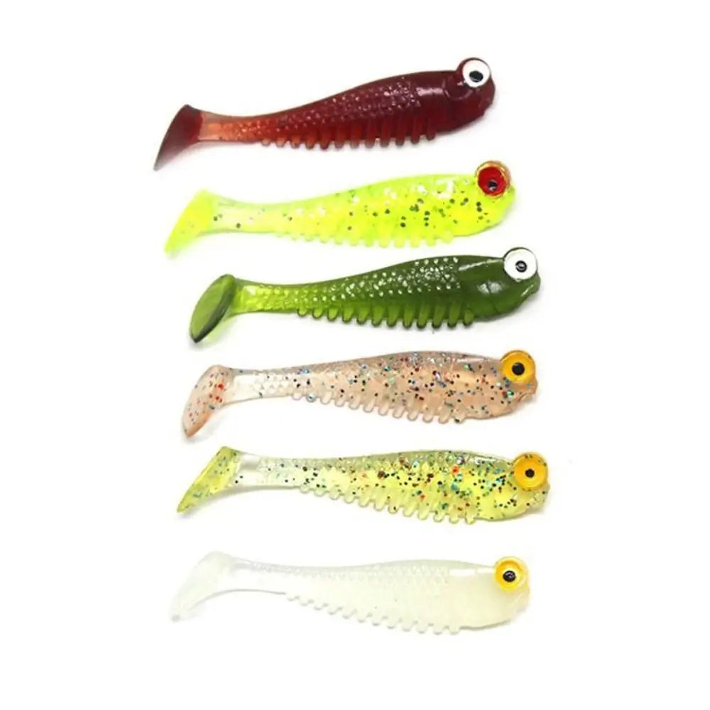 Soft Silicone Worm Fishing Lures 10pcs – Bass Swimbaits Soft Fishing Lures PLUSH