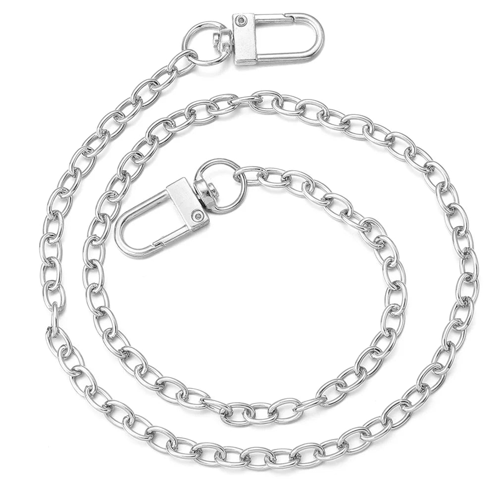 Aluminum O-Shape Chain 20–120cm Silver Gold | DIY Jewelry Jewelry Making Chain PLUSH Silver 20cm