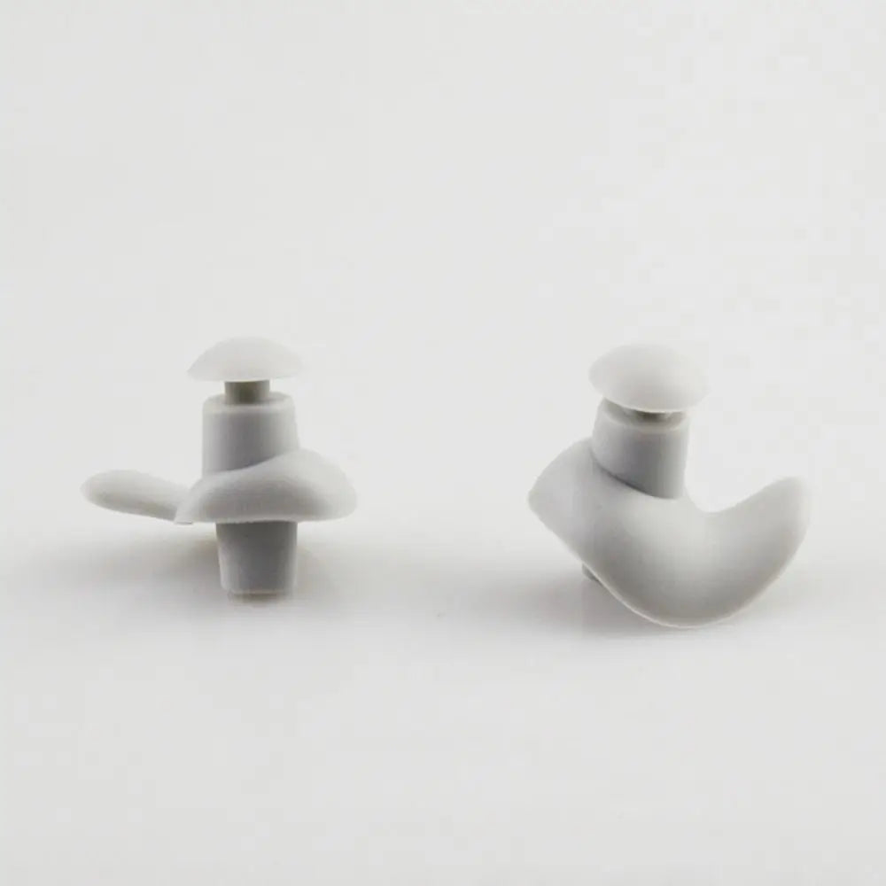 Silicone Waterproof Swim Earplugs for Sleep & Water Sports Swim Earplugs PLUSH grey-without case
