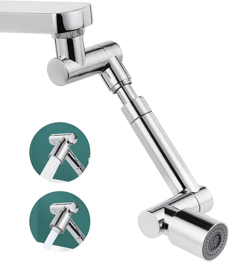 1080° Swivel Faucet Aerator Extender – 2 Spray Modes Faucet Aerator Extender PLUSH