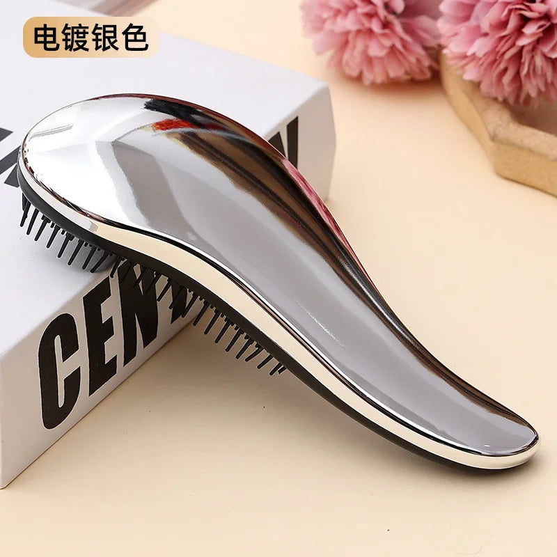 Marble Anti-Static Detangling Massage Hair Comb | Salon Brush Hair Detangling Comb PLUSH 10