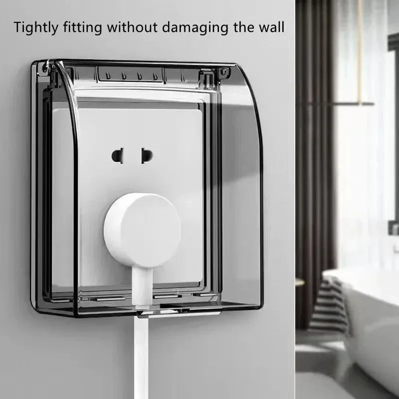 Waterproof Self-Adhesive Outlet Cover – Kids Safety Socket Protector Outlet Safety Cover PLUSH
