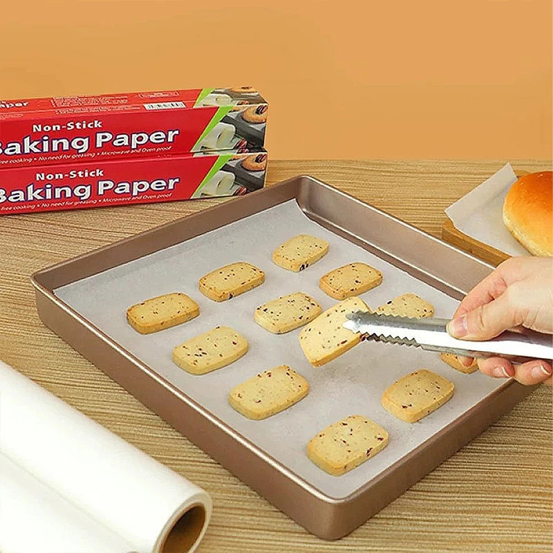 10M Non-Stick Parchment Paper Roll – Oven, Air Fryer & BBQ Baking Parchment Paper PLUSH