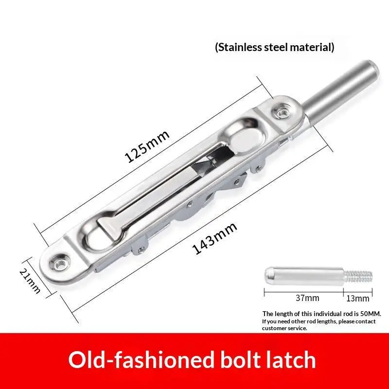 Stainless Steel Flush Bolt Security Lock – Multiple Sizes Door Flush Bolt PLUSH A10