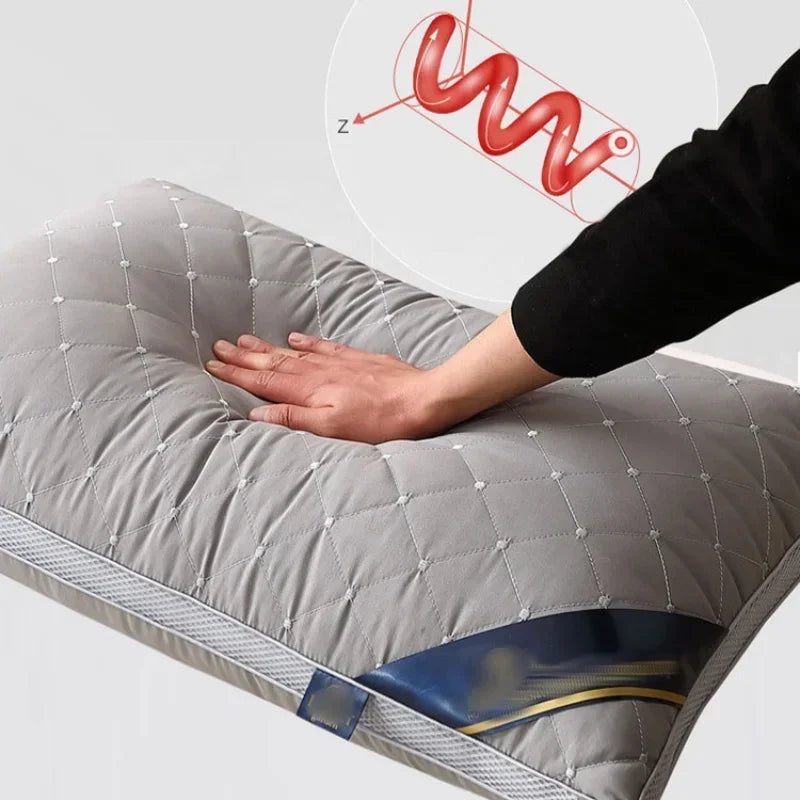 High Resilience Cervical Support Pillow | Non-Collapsing 48x74cm Cervical Support Pillow PLUSH
