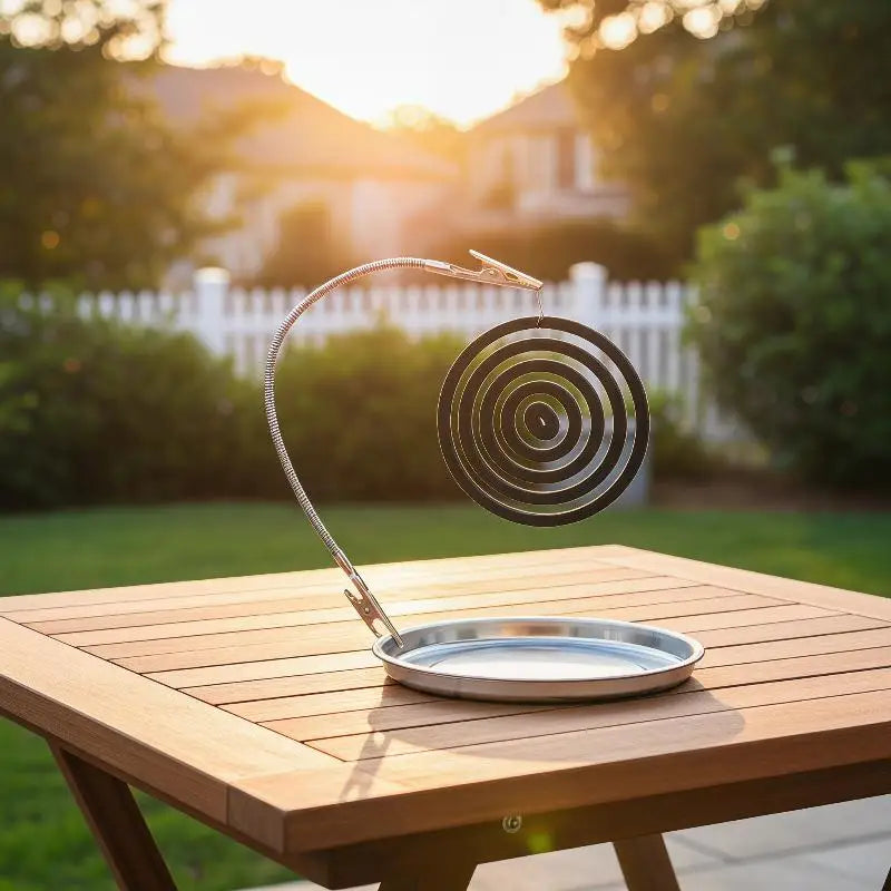 Metal Double-Headed Mosquito Coil Holder Stand | Home & Camping Mosquito Coil Stand PLUSH