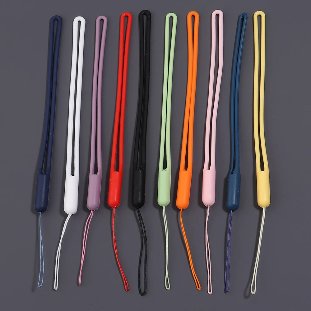 10pcs Silicone Wrist Straps for Phone, Camera & Keys Phone Wrist Strap PLUSH