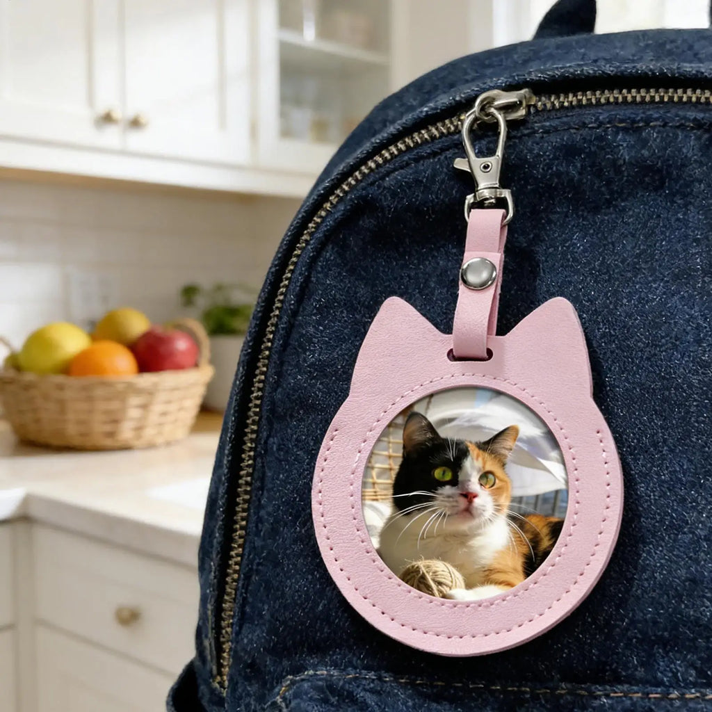 Cat Shape Badge Protective Case 55mm 75mm – Hangable Display Badge Holder Case PLUSH