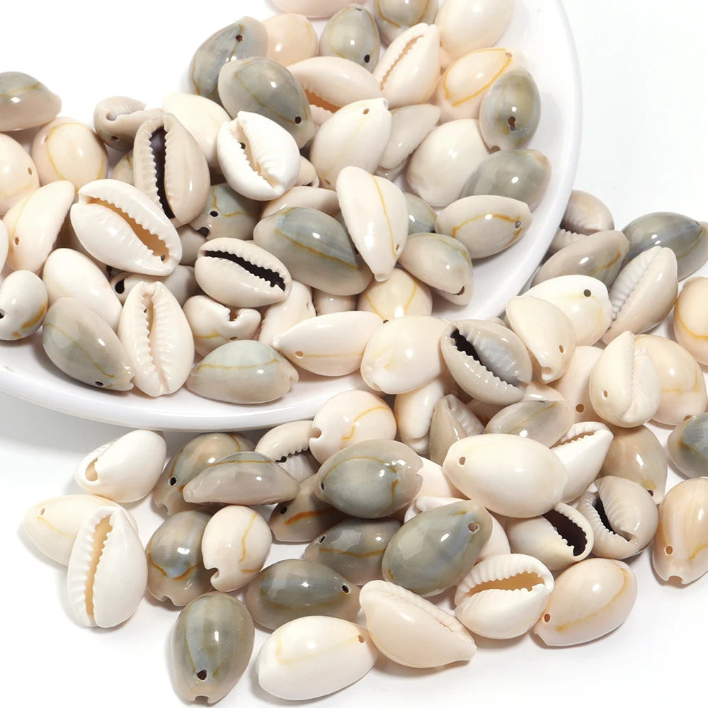 50g Natural Seashell Spacer Beads – Bohemian DIY Jewelry Shell Spacer Beads PLUSH