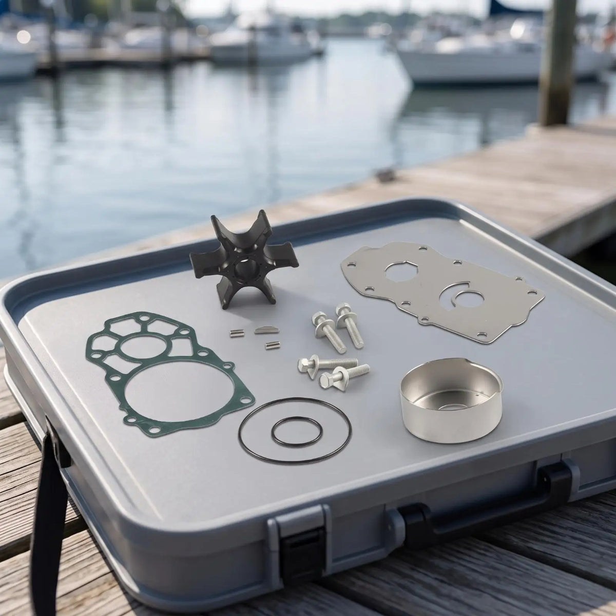 Outboard Motor Water Pump Impeller Repair Kit | 6CB-W0078-00-00 Marine Engine Repair Kit PLUSH