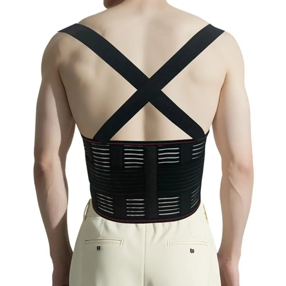 Ergonomic Lower Back Brace – Adjustable Breathable Waist Support Lumbar Back Brace PLUSH