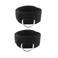 2pcs D-Ring Ankle Cuff Straps – Adjustable Gym Training Brace Ankle Cuff Straps PLUSH 2Pcs
