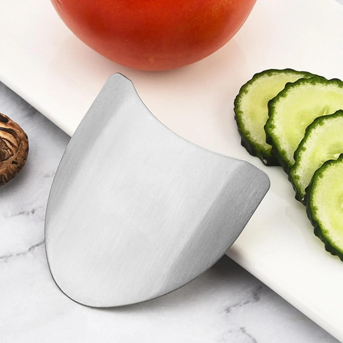 Stainless Steel Finger Guards for Cutting | 2 or 4 Pack Kitchen Finger Guard PLUSH
