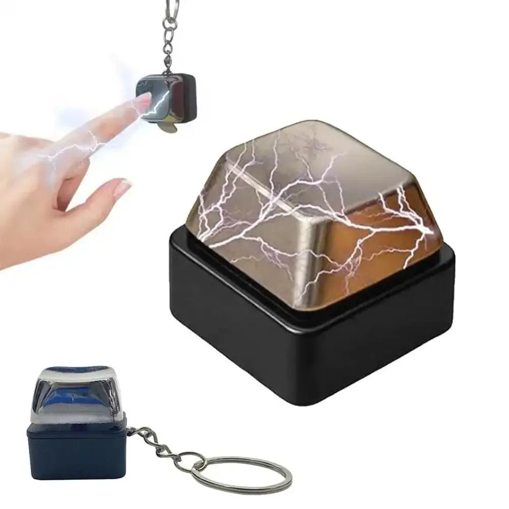 Electric Shock Prank Keychain – Novelty Gag Gift Key Ring Novelty Gag Keychain PLUSH