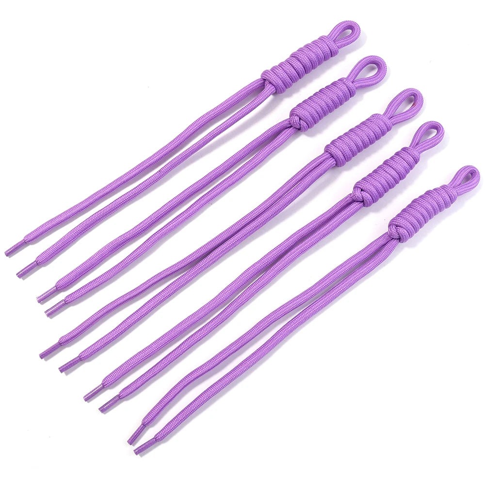 5pcs Braided Nylon Lanyard Keychain Cord – DIY Craft Supplies Braided Lanyard Cord PLUSH Purple 24-28cm