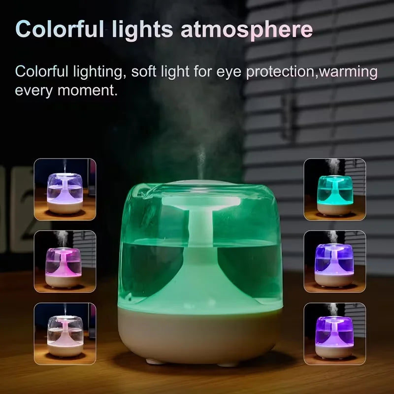 PLUSH Quiet Cool Mist Home Humidifier – Bedroom & Living Room Cool Mist Humidifier PLUSH