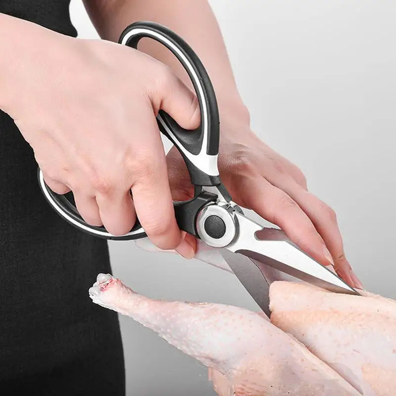 Multifunctional Stainless Steel Kitchen Scissors – 7-in-1 Kitchen Scissors PLUSH