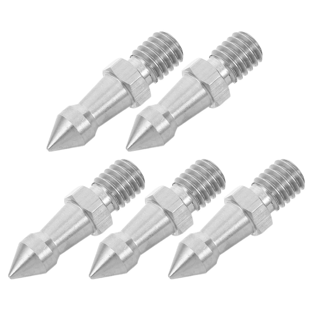 5pcs Stainless Steel Tripod Foot Spikes – Anti-Skid Leg Tips Tripod Spike Feet PLUSH Default Title