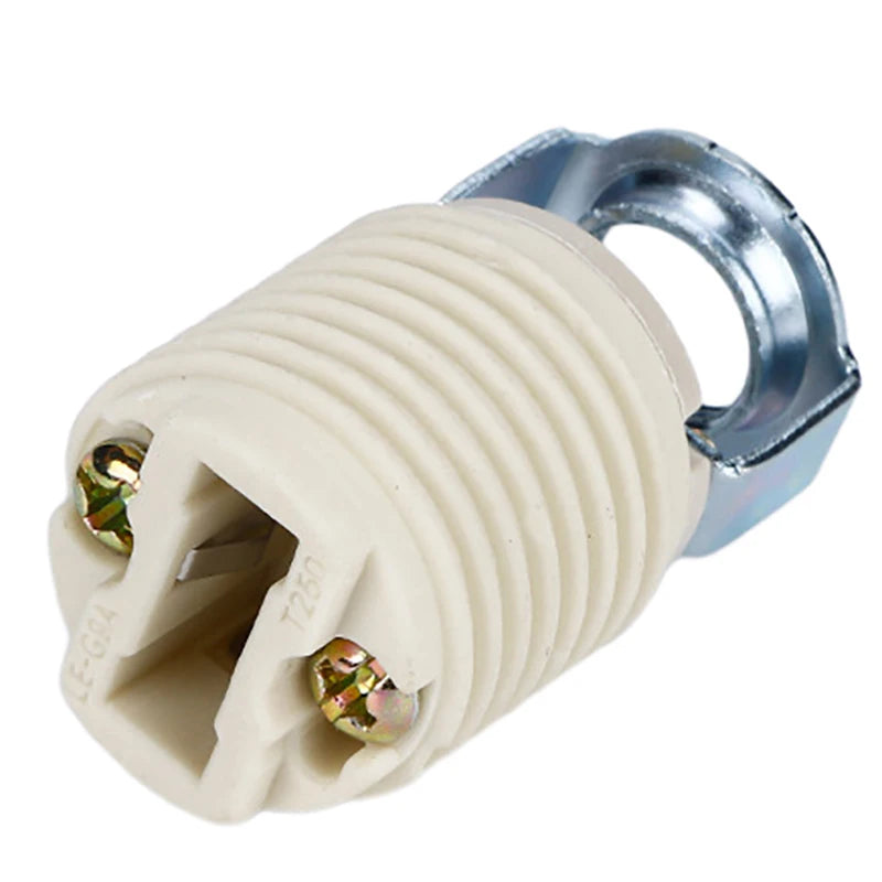 G9 Ceramic Lamp Holder DIY LED Bulb Base Convert Socket Lamp Holder Socket PLUSH