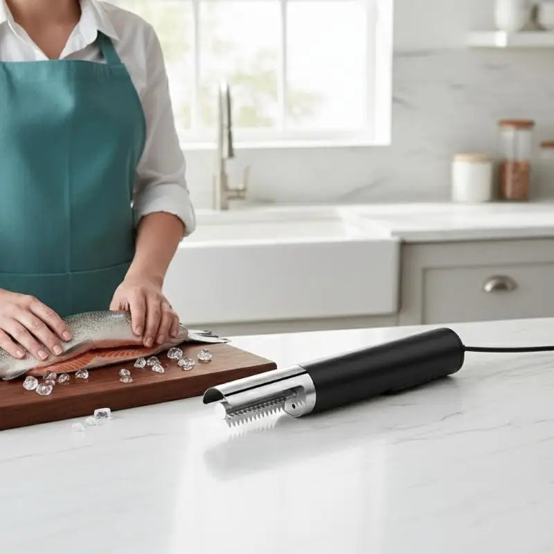 Electric Coconut Scraper & Fish Scaler – Wireless Handheld Grater Electric Kitchen Grater PLUSH