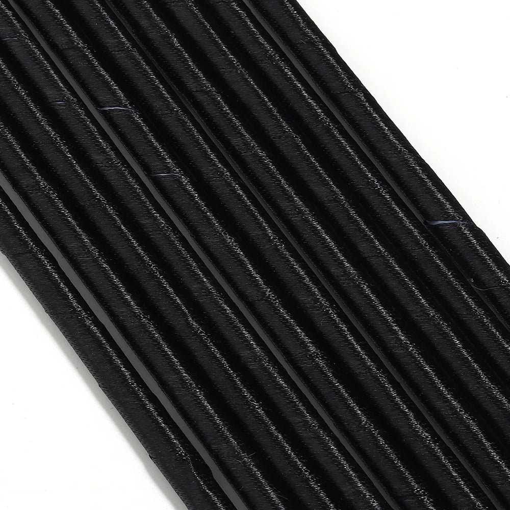 10pcs Fairy Magic Wand Ribbon Pole – Princess Party Props Costume Prop Wand PLUSH black dia 6.3mm 32cm