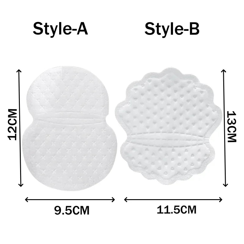 Disposable Underarm Sweat Pads – Ultra-Thin Breathable Cotton Underarm Sweat Pads PLUSH