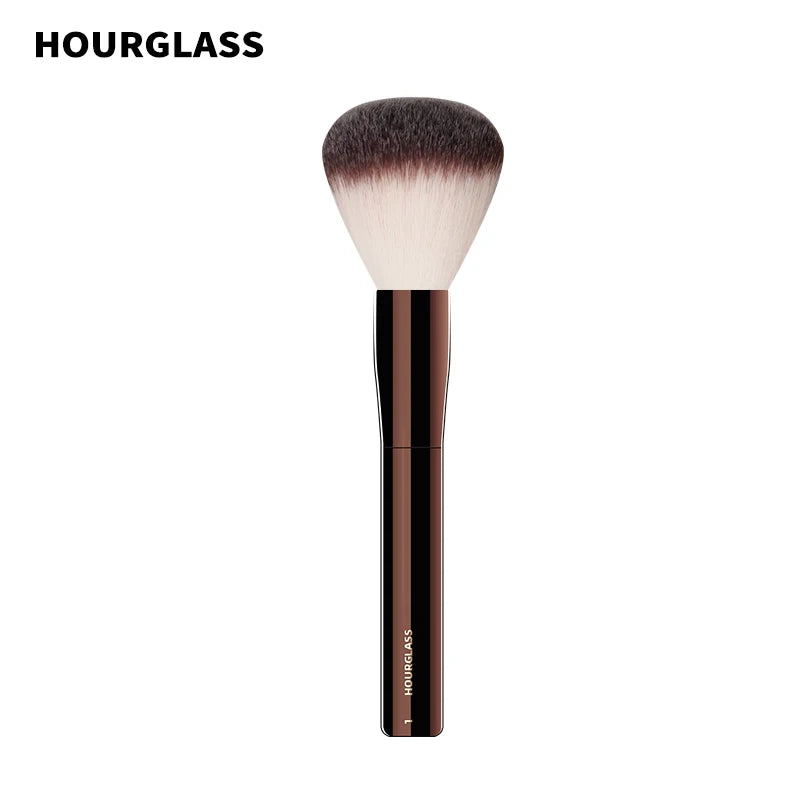 Hourglass No.1 Round Powder Brush – Soft Fiber Face Brush Powder Makeup Brush PLUSH