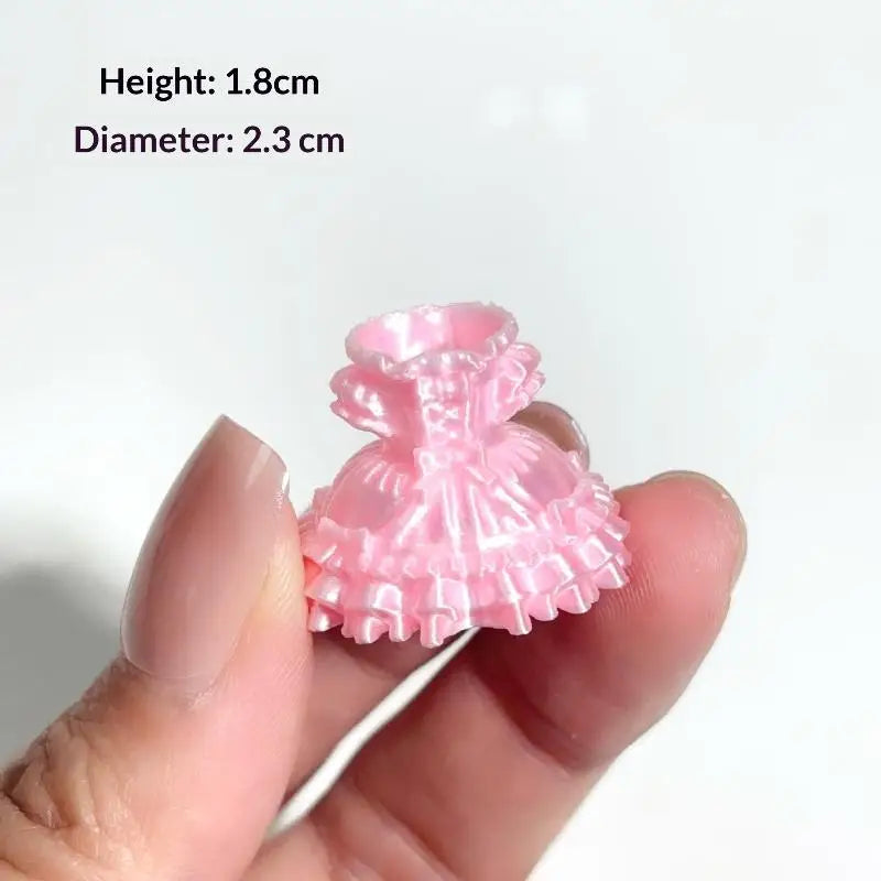 Pink 1:12 Miniature Cosmetic Storage Box – Dollhouse Accessory Dollhouse Miniature PLUSH A1