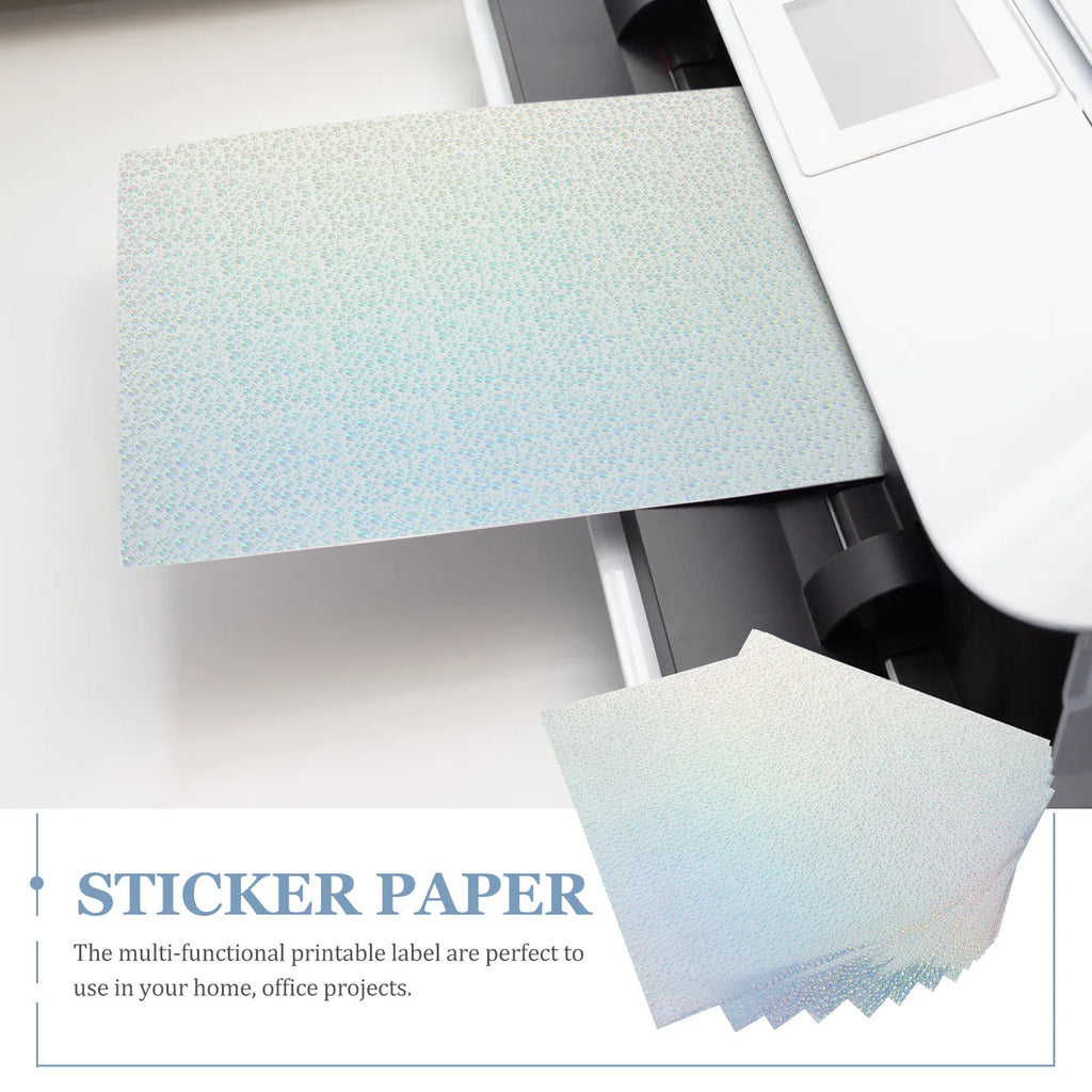20-Sheet Printable Sticker Paper – Self-Adhesive Label Sheets Printable Label Sheets PLUSH