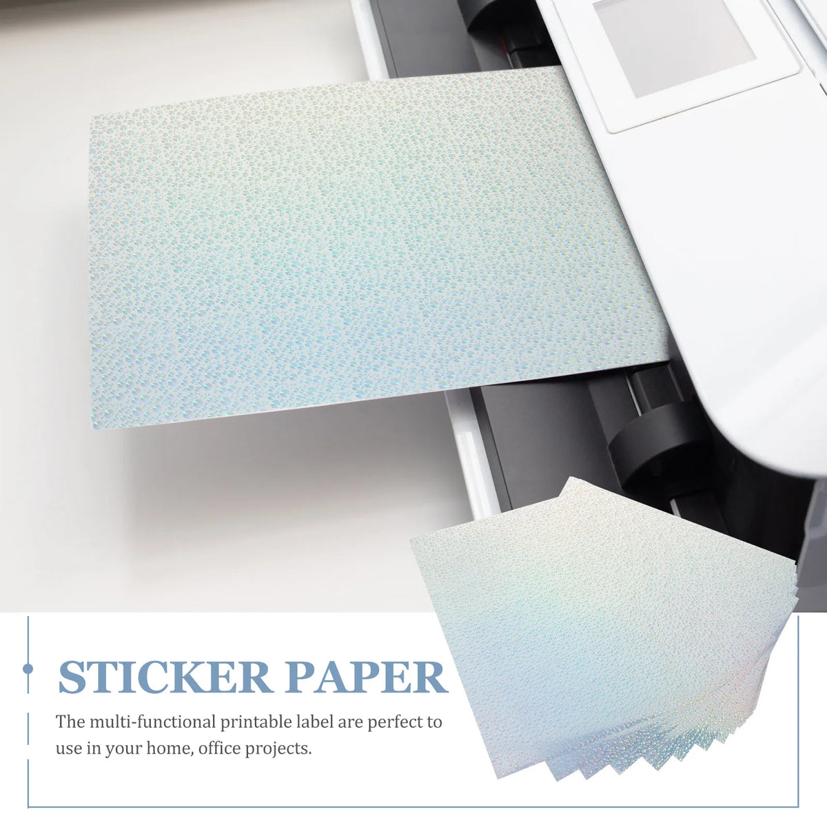 20-Sheet Printable Sticker Paper – Self-Adhesive Label Sheets Printable Label Sheets PLUSH