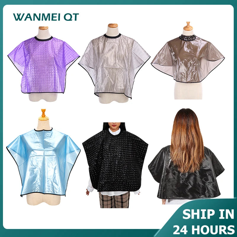 Waterproof Hair Dyeing Cape – Stain-Resistant Salon Styling Hair Salon Cape PLUSH