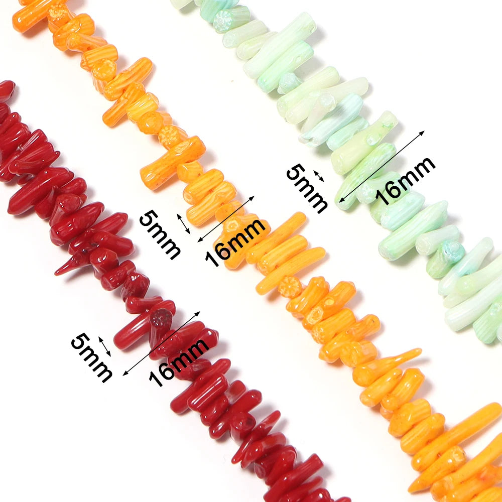 Natural Coral Irregular Spacer Beads – DIY Jewelry Making Natural Coral Beads PLUSH