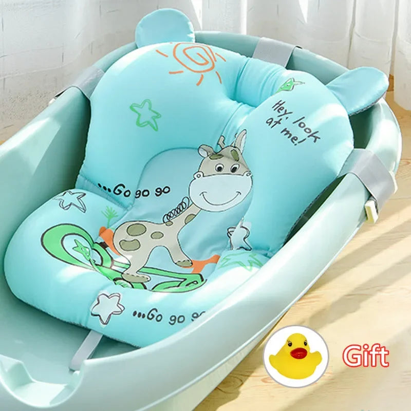 Foldable Baby Bath Seat Support Mat – Anti-Slip Cushion Baby Bath Support Mat PLUSH