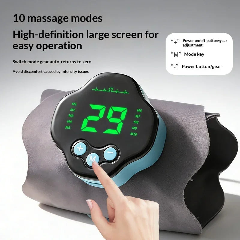 EMS Microcurrent Wrist Massager – 10 Modes, 29 Levels Cordless EMS Wrist Massager PLUSH