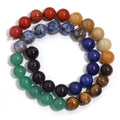 Seven Chakra Mixed Natural Stone Spacer Beads | DIY Jewelry Natural Stone Beads PLUSH 10mm