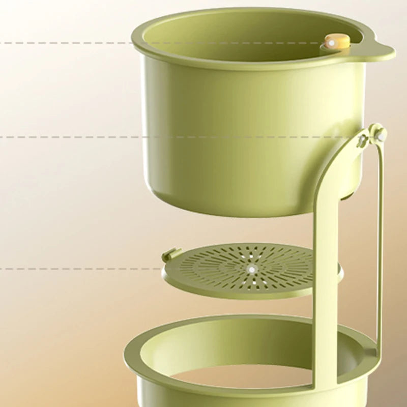 Kitchen Sink Strainer & Fruit Vegetable Drainer Basket Kitchen Drain Basket PLUSH