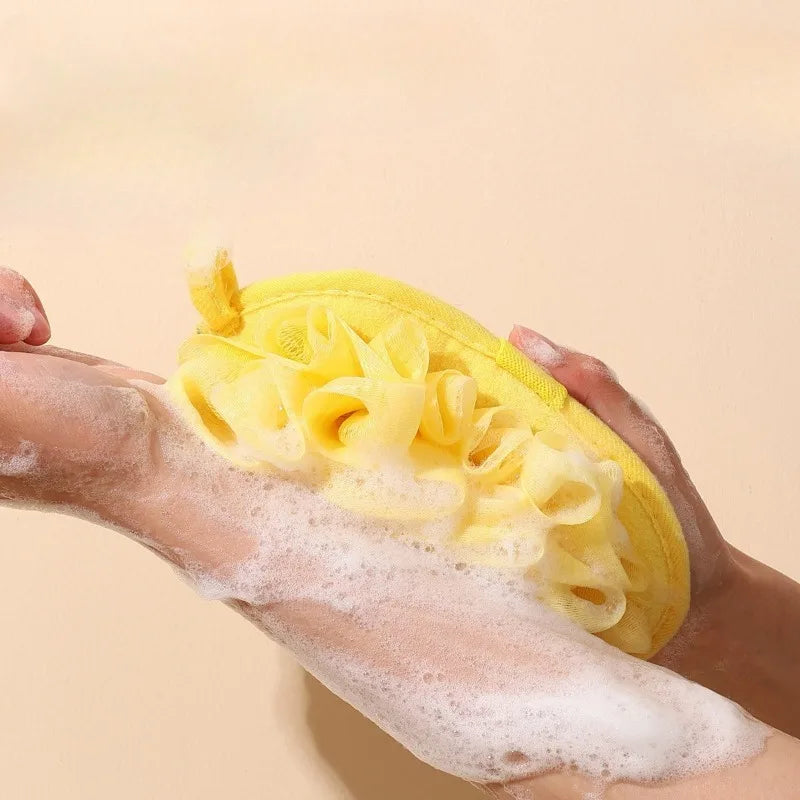 Pineapple Double-Sided Exfoliating Bath Gloves Body Scrubber Exfoliating Bath Gloves PLUSH