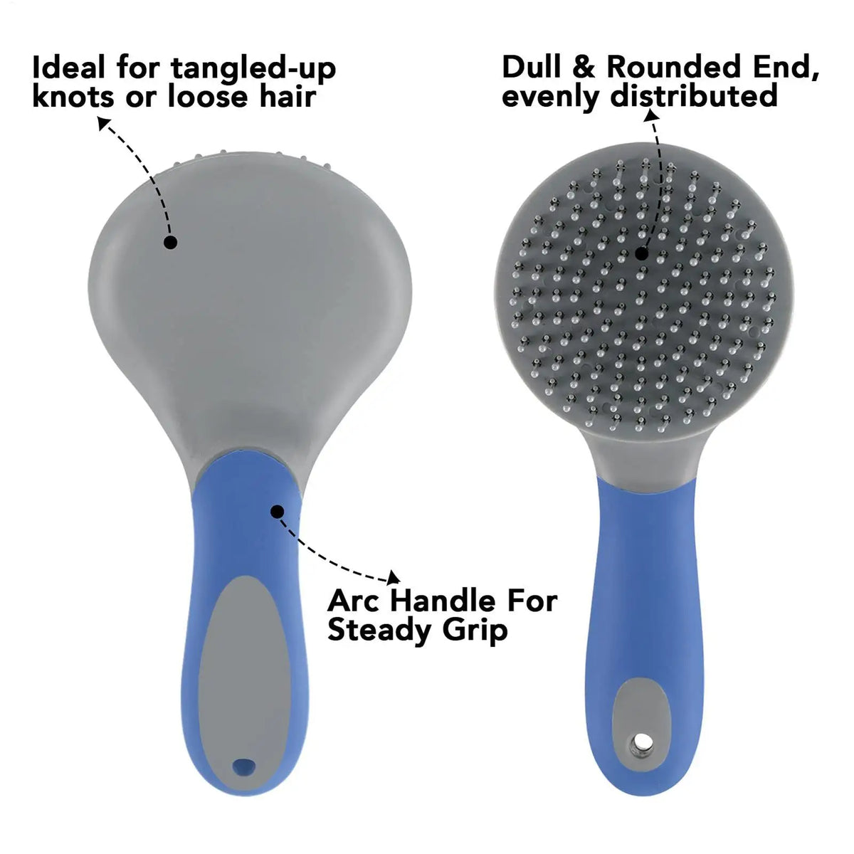 Horse Mane & Tail Brush – Soft Needle Bristles Grooming Brush Horse Grooming Brush PLUSH