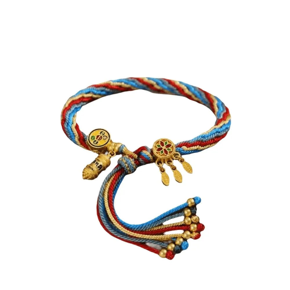 Multi-Color Adjustable Rope Bracelet – Vintage Animal Style Fashion Bracelet PLUSH Style 4