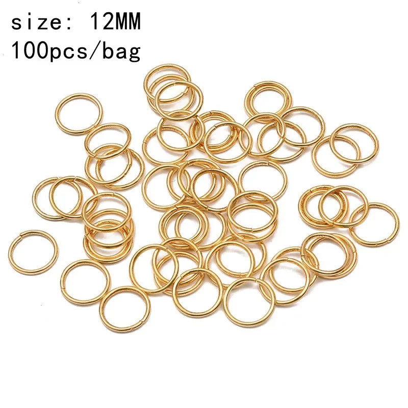 Dreadlock Beads & Braid Cuffs – 50–200pcs Micro Hair Rings Hair Braid Cuffs PLUSH 100pcs 12 mm NO.43
