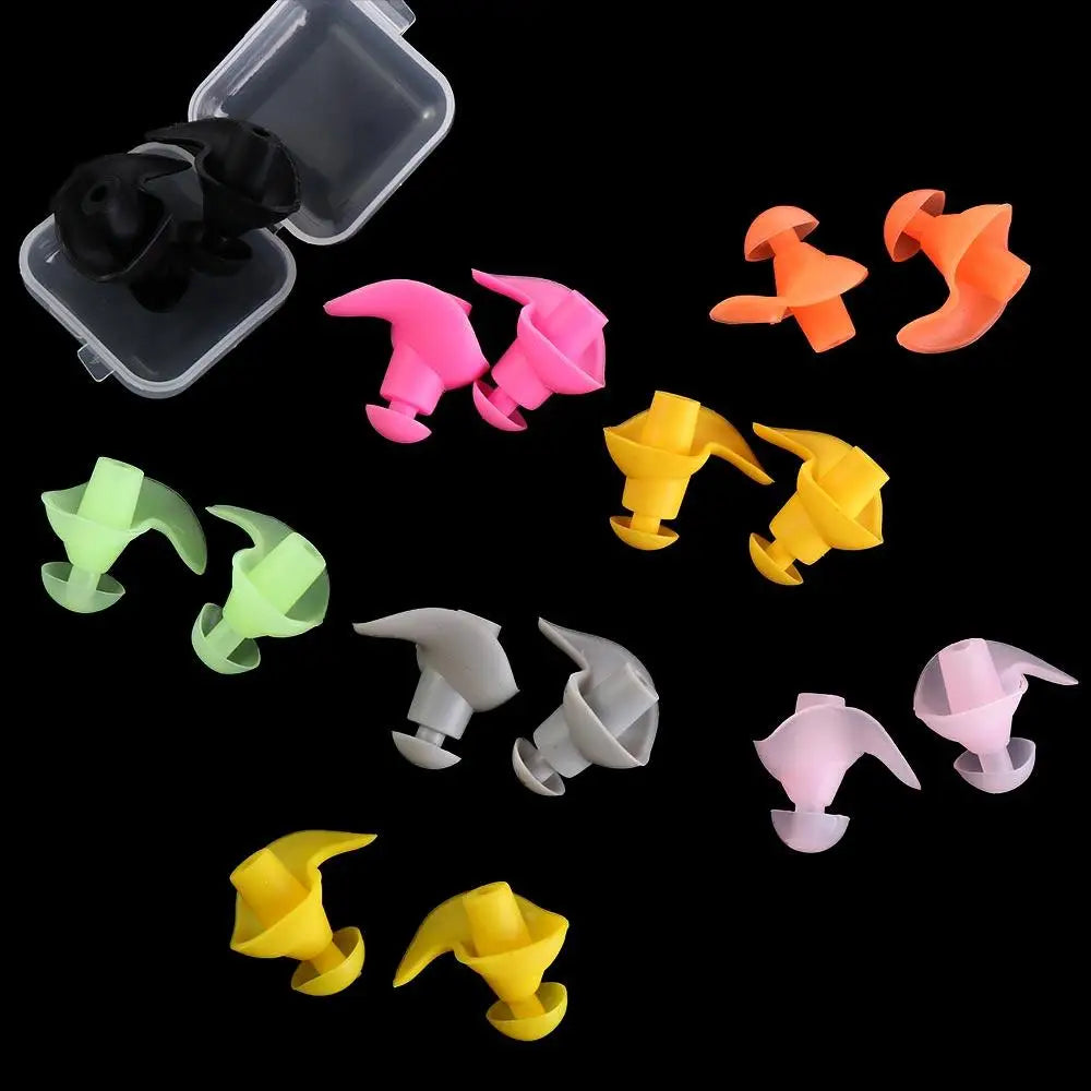 Silicone Waterproof Swim Earplugs for Sleep & Water Sports Swim Earplugs PLUSH