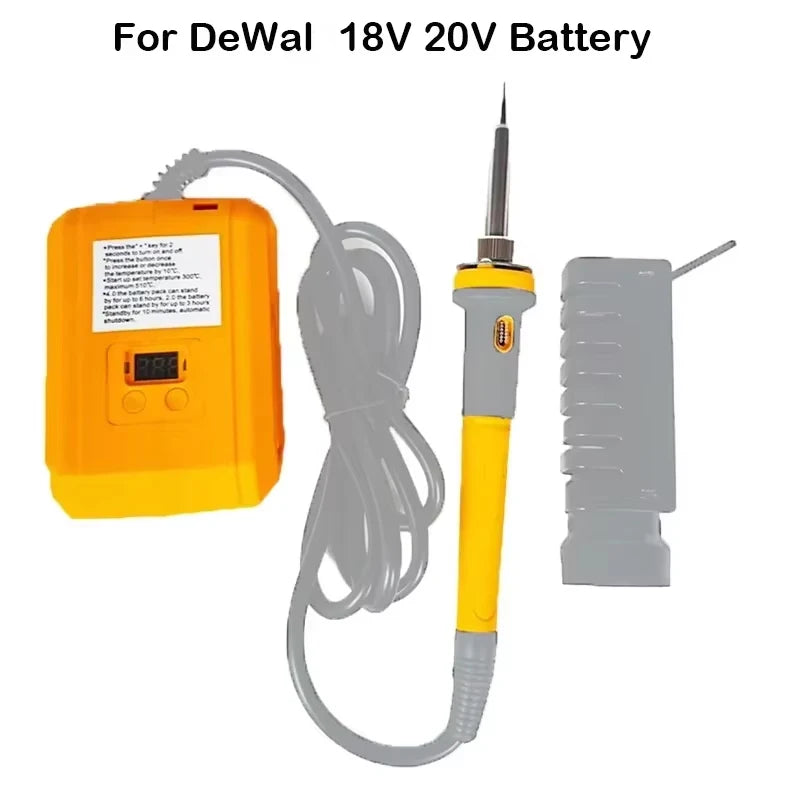 60W Cordless Soldering Iron for Makita & DeWalt Battery – 510℃ Cordless Soldering Iron PLUSH For DeWlt China Mainland
