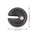 Cast Iron Scale Weight – Retro Chinese Balance Scale Replacement Iron Scale Weight PLUSH 5.5x5.5cm