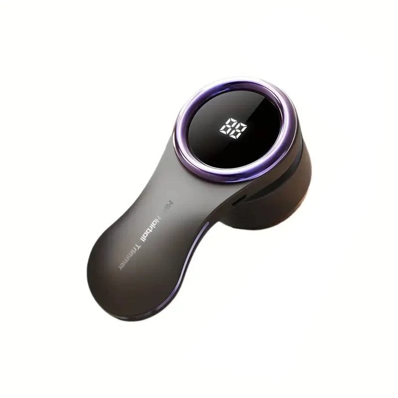 USB Rechargeable Fabric Shaver & Lint Remover | PLUSH Fabric Shaver PLUSH black