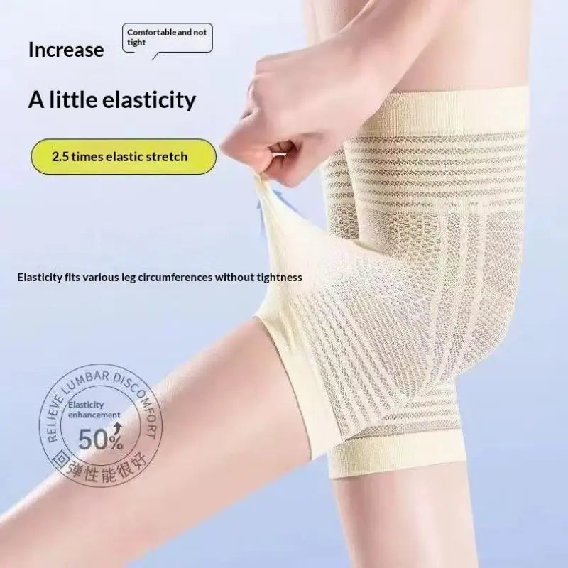 Breathable Non-Slip Knee Sleeves 1 Pair – Sports & Work Knee Sleeve PLUSH