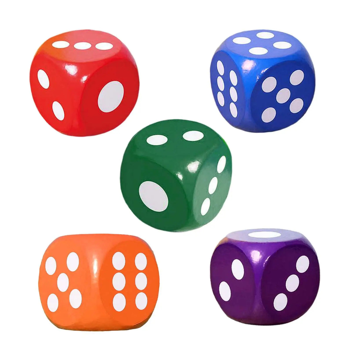 20cm Large Soft Foam Dice – 6-Sided Kids Educational Toy Educational Foam Dice PLUSH