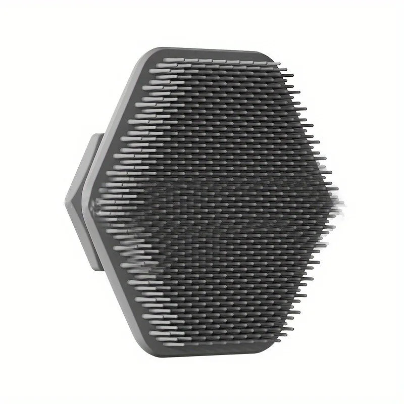 Men's Beard Brush – Soft Bristle Grooming & Shaving Tool Beard Grooming Brush PLUSH GRAY